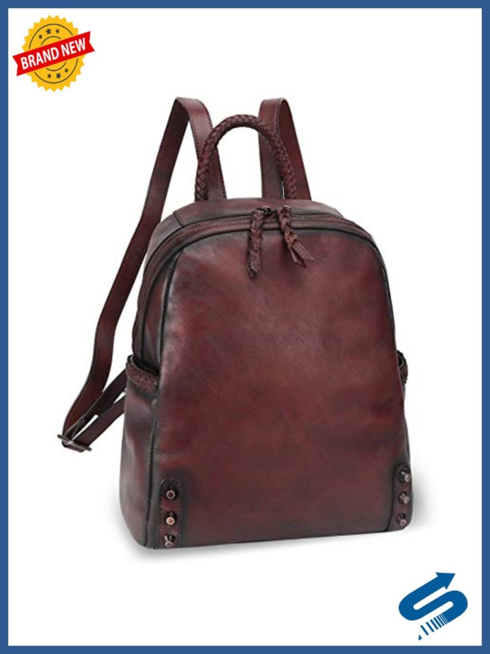 Genuine Leather Backpack Vintage Rucksack Handmade Western Daypack